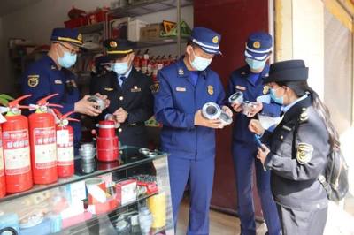 筑牢消防安全“防護網” 曲靖消防在行動與消防器材銷售服務